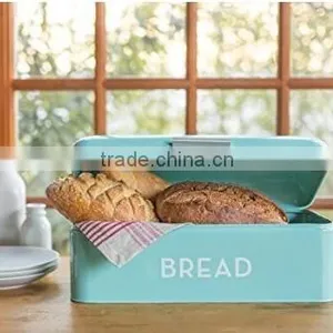 Bright Color Vintage Metal Bread Storage Box/Bread Canister/Metal Bread Tin thumbnail-5