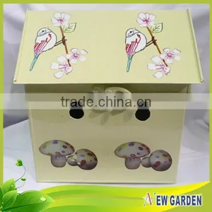 Customized Designed House Shape With Cover Small Decorative Flower Pots thumbnail-5