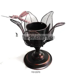 Best Selling Antique Flower Pot With Metal for Home Ornament thumbnail-1