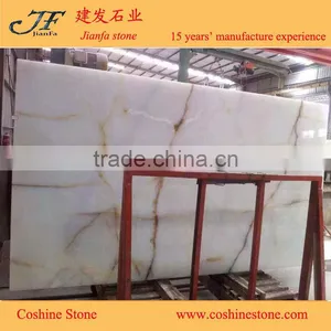2015 Popular Natural Stone White Onyx Stone for Wall Stone Tiles thumbnail-2