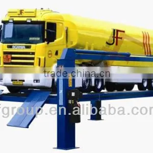 8T Electrical Control Hydraulic Four Post Combined Movable Truck Lift thumbnail-1
