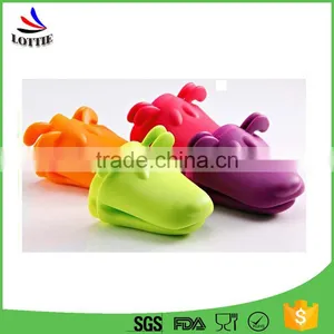 Professional FDA Approved Silicone Oven Gloves Heat Resistant Silicone BBQ Gloves /silicone Mitts thumbnail-3