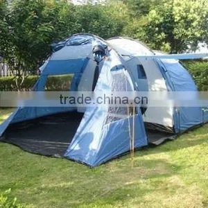 Waterproof Windproof One Living Room One Bedroom With Vestview 3-4 Persons Camping Tent thumbnail-1