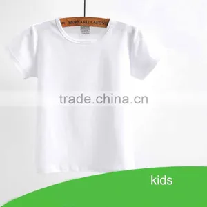 Kids Men and Women Wholesale Custom White t Shirt thumbnail-3