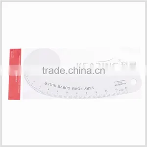 Metal Form Curve 12'' Imperial Kearing Aluminum Garment Ruler / Vary Form Curve Rule # 6112A thumbnail-4