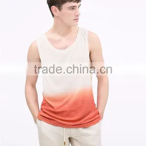 Hot Selling Tie Dyed Mens Tank Top thumbnail-1