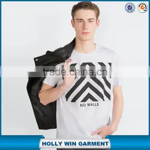 O Collar Man T-shirt Eco-friendly Printed Wholesale China Manufacture thumbnail-1
