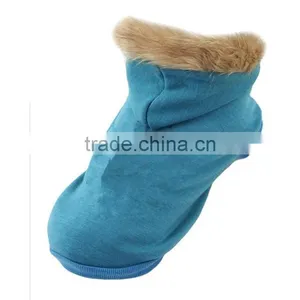 Blank Cute Dog Hoodie Blue Dog Clothes Bulk thumbnail-2