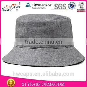 Custom Fisherman Blank White 100% Polyester Bucket Hats thumbnail-1