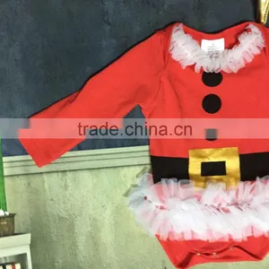 Christmas Dresses Baby Girls Hot Sale Baby Kids Girls Cartoon Romper Tutu Dresses Child Clothes With Golden Headband Set thumbnail-2