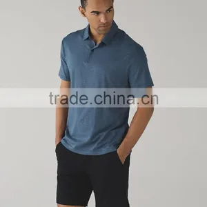 Wholesale High Quality New Design Golf Plain Blank Cotton Custom Mens Polo Shirt thumbnail-1