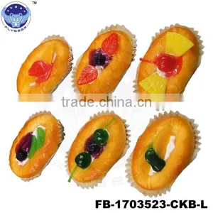 New Toys for Kids Bread With Fruit Designs Fake Food Promotional Gifts Simulated Models thumbnail-1
