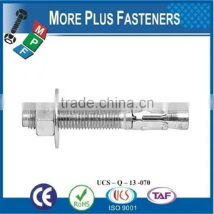 Made In Taiwan Heavy Load Bronze Finished Green Plated Stainless Steel Sleeve Anchor Wedge Bolt thumbnail-2