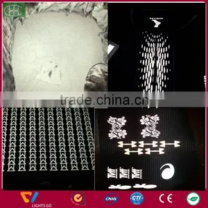 Customized Colorful High Light Engraved Heat Transfer Printing Reflective Logo thumbnail-2
