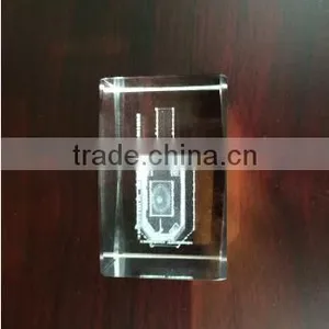 Famous Building Engraving,3D Crystal Engraving GOLDEN TEMPLE thumbnail-3