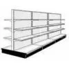 OEM Heavy Duty 4 Tier Double Back Plate Steel Retail Display Racks With Label thumbnail-1