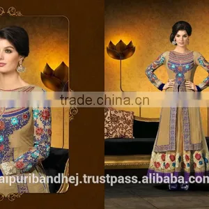 Ladies Neck Designs Salwar Kameez Bollywood Dress Anarkali Suit Pakistani Salwar Kameez Suit thumbnail-2