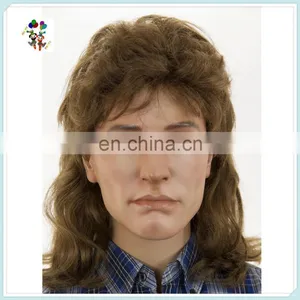 80's Mens Fancy Dress Pat Sharp Mullet Carnival Wigs HPC-0009 thumbnail-3