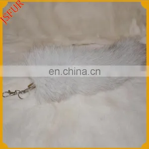 Genuine Fox Fur Tail Accessory For Bag Custom Keychain thumbnail-2