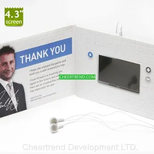 Commercial Colorfull Design 4.3'' Video Brochure/ Video Book/ Tft Lcd Video Card thumbnail-3