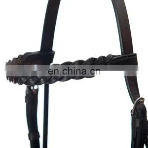 Leather Plaited Horse Bridles thumbnail-1