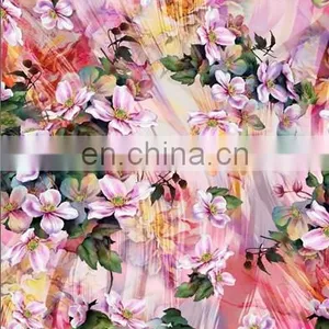 2014 New Style High-quality Digital Printed Rayon Fabric Free Sample thumbnail-2
