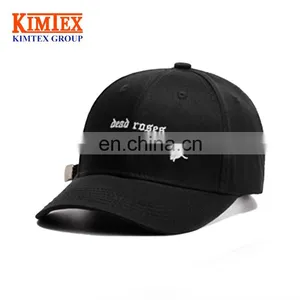 Cheap Fashion Custom Promotional Cotton Black And White Baseball Cap thumbnail-1