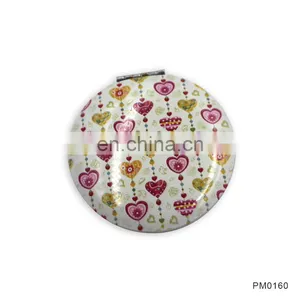 Custom Transfer Logo Sedex Audit Pocket Mirror Wholesale Foldable Double Sided Mirror thumbnail-1