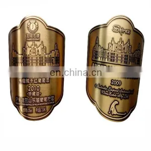 Tin Adhesive Wine Label Red Wine Bottle Metal Sticker Label thumbnail-5