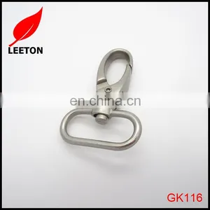 Factory Supply Zinc Alloy Matte Nickle Bag Snap Hook thumbnail-5