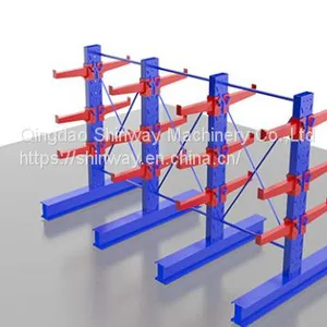 Adjustable Double-sided Cantilever Rack；Special Shape Material Storage， Space-saving thumbnail-1