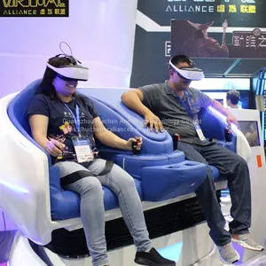 New Design Double Seats 7D 8D 9D VR Cinema VR Egg Chair thumbnail-1