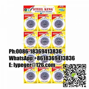 High Quality Stainless Steel Scourer 12pcs/pack thumbnail-2