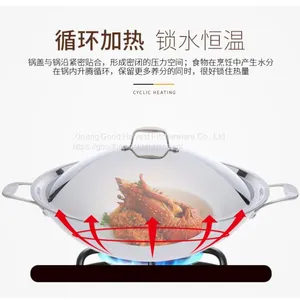 Stainless Steel Wok thumbnail-3