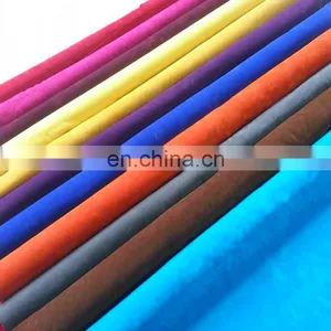 100% Polyester Warp Weft Wholesale Faux Micro Suede Sofa Car Seat Fabric thumbnail-1