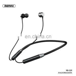 Remax 2020 New Arrival Linton Series Neckband U-shaped Memory Collar Wireless Earphone Headphone thumbnail-3