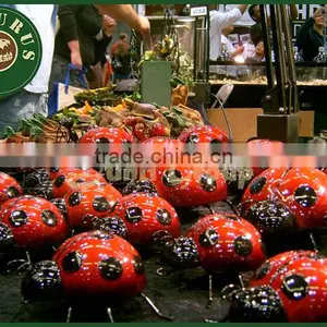 Lisaurus-KLSimulation Fiberglass Star Ladybug for Amusement Park thumbnail-1