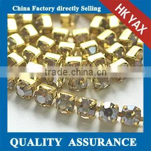 Sew Onrhinestone Cup Chain Jewelry,cup Chain Rhinestone Jewelry,rhinestone Cup Chain Jewelry for Necklace Bracelet Wedding Dress thumbnail-5