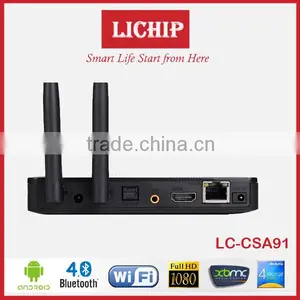 Smart Wifi Android 4.4 RK3128 1080p Bluetooth 4.0 LC-CSA91 TV Box thumbnail-2
