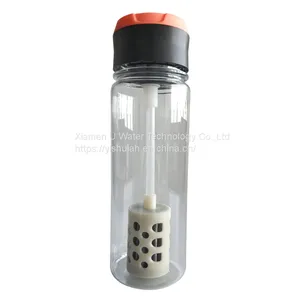 99.9% Virus Removal BPA Free Plastic Personal Sport Bottle Water Filter thumbnail-1