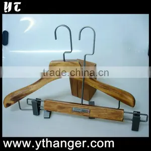 Special Vintage Hanger Finish Garments Wooden Hanger for Coat and Pants thumbnail-1