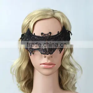 New Design Women Halloween/Chirstmas Party Decorate Lace Bat Animal Mask Quality Choice thumbnail-2