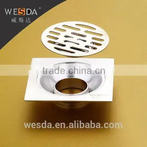 WESDA 3.5inch Outdoor Drain Cover Stainless Steel Floor Drain/drainage Bathroom/kitchen Draining Fittings/accessary thumbnail-1
