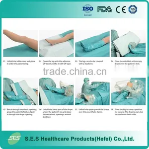 Disposable Surgical Drape Knee Arthroscopy Pack China Manufacturer thumbnail-1