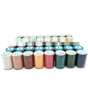 0.45mm Wax Polyester Thread Round Braid Wax Thread Shoes Threads Waxed Sewing thumbnail-1