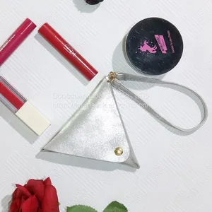 PU Triangle Coin Purse Storage Bag Mini Handbag Customizable LOGO thumbnail-5