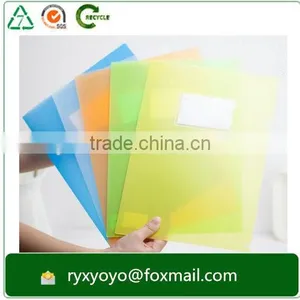 Hard Plastic Cover a4 Size L Shape pp File Folder thumbnail-1