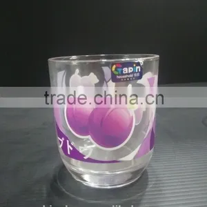 9oz Decal Purple Apple Glass Cup thumbnail-1