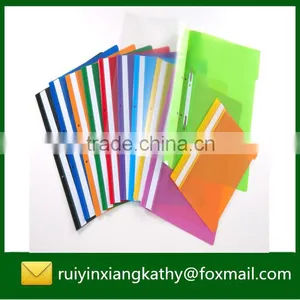Top Quality Popular New Design Plastic Clip Softcover Management File thumbnail-1