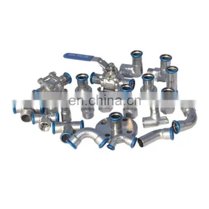 Best Choice Exceptional Quality Accessories Stainless Steel Elbow Flange Union Tee Stainless Steel Pipe Fitting thumbnail-2
